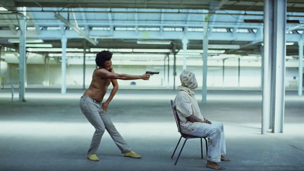 An image from the music video 